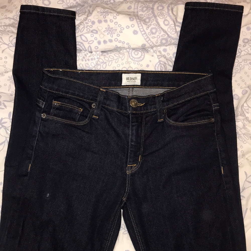 Hudson Mid-Rise Skinny Jeans sz 25